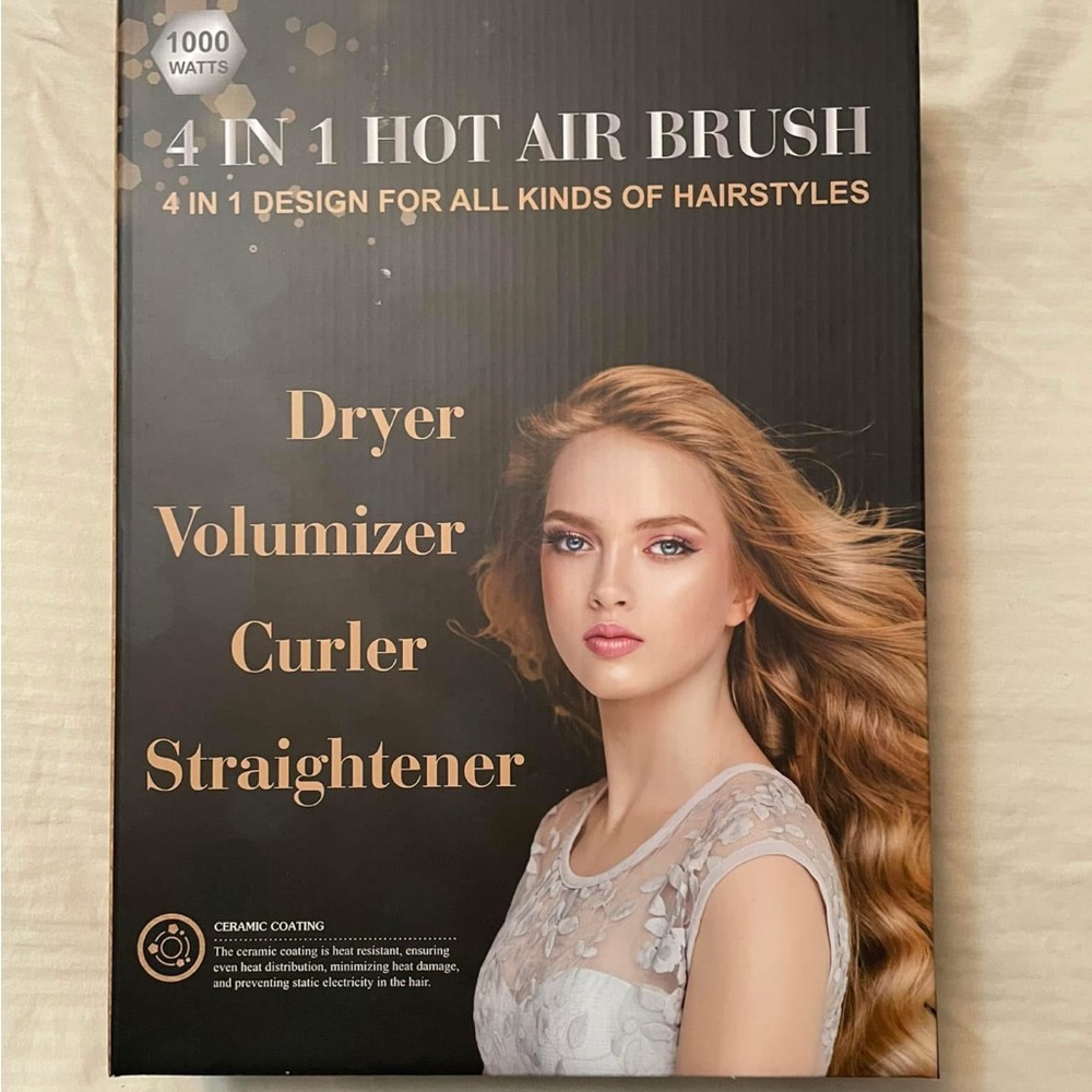 4-in-1 Hair Dryer Brush Volumizer Hot Air Styler